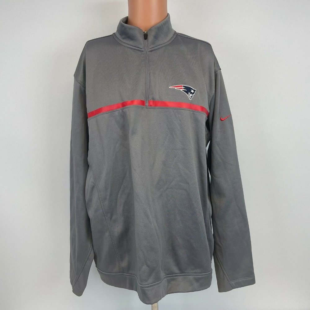 Nike Golf New England Patriots Tour Performance Therma Fit Sweatshirt NFL XL - Picture 2 of 4